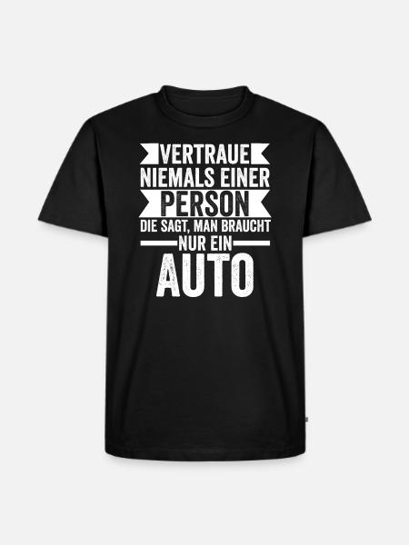 Autos Autoschrauber Autofahrer Geschenk - Männer Premium Bio T-Shirt - Schwarz