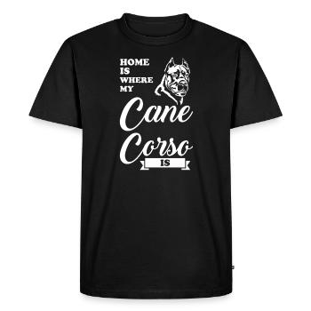 Cane Corso Cane Corso Cadeau - T-shirt Premium bio Homme - noir - Devant - Nico (187cm)