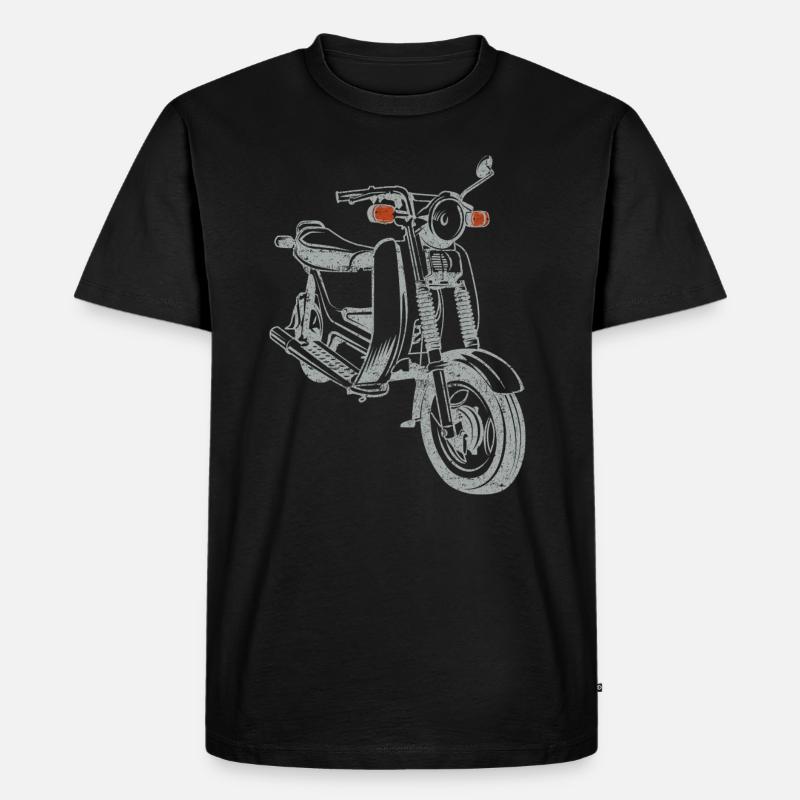 Simson SR50 SR80 - Männer Premium Bio T-Shirt - Schwarz