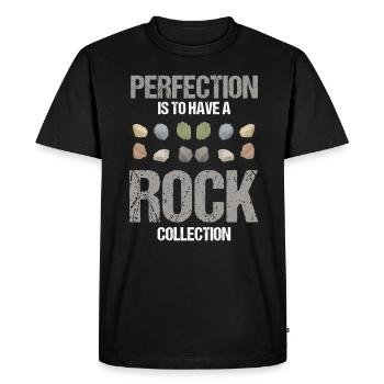 Collectionneur de pierres précieuses et recherche sur les pierres précieuses - T-shirt Premium bio Homme - noir - Devant - Nico (187cm)