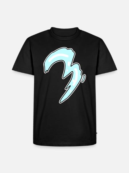 Tre - 3 - Nummer 3 - Nummer 3 - Herre Premium økologisk T-shirt - sort