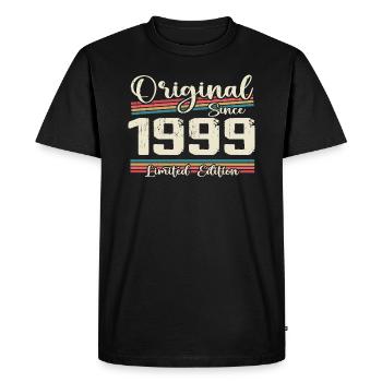 1999 Cadeau D’anniversaire Rétro Vintage 1999 - T-shirt Premium bio Homme - noir - Devant - Nico (187cm)