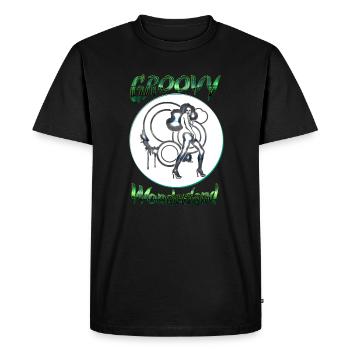 Groovy Wunderland - T-shirt Premium bio Homme - noir - Devant - Nico (187cm)