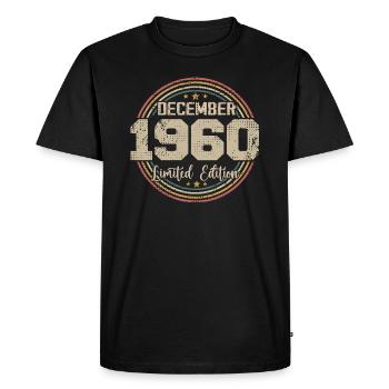 Les Légendes Sont Nées En Décembre 1960 - 1960 - T-shirt Premium bio Homme - noir - Devant - Nico (187cm)