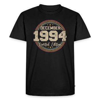 Les Légendes Sont Nées En Décembre 1994 - 1994 - T-shirt Premium bio Homme - noir - Devant - Nico (187cm)