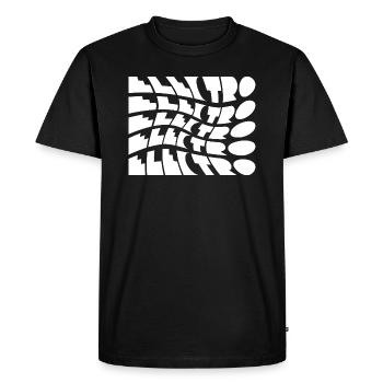 Conception de musique électro - T-shirt Premium bio Homme - noir - Devant - Nico (187cm)