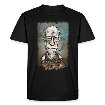 Max Hardkor Old - T-shirt Premium bio Homme - noir - Devant - Nico (187cm)