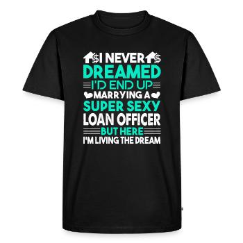 Loan Officer Marrying A Super Sexy Loan Officer - Men's Premium Organic T-Shirt - black - Front - Nico (187cm)