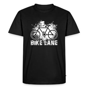 Bicycle Bicycle Bike Lane - Men's Premium Organic T-Shirt - black - Front - Nico (187cm)