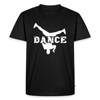 Breakdance I Love Breakdance - Men's Premium Organic T-Shirt - black - Front - Nico (187cm)