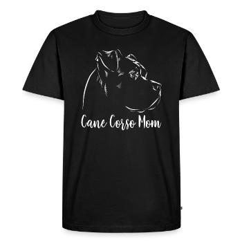 Cane Corso Mom - Fan de chien - T-shirt Premium bio Homme - noir - Devant - Nico (187cm)