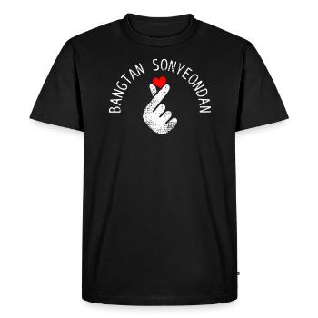 Bangtan Sonyeondan Hip Hop Band - Men's Premium Organic T-Shirt - black - Front - Nico (187cm)