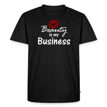 Esthéticienne Cosmétologie - T-shirt Premium bio Homme - noir - Devant - Nico (187cm)