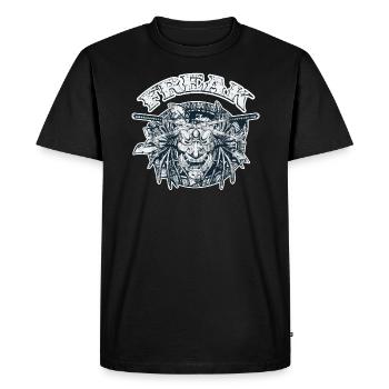 Freak Halloween Costume - Men's Premium Organic T-Shirt - black - Front - Nico (187cm)