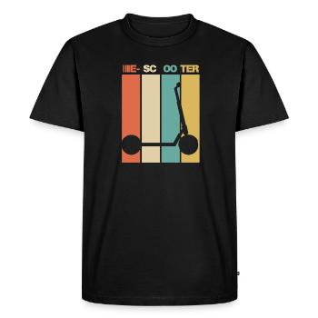 Scooter électrique Escooter - T-shirt Premium bio Homme - noir - Devant - Nico (187cm)
