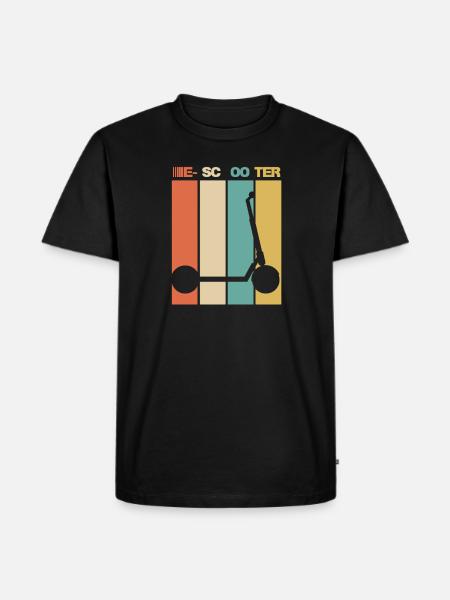 Electric Scooter Escooter - Men's Premium Organic T-Shirt - black
