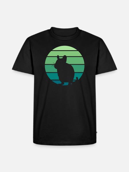 Degu rongeur - T-shirt Premium bio Homme - noir