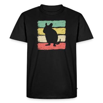 dégu - T-shirt Premium bio Homme - noir - Devant - Nico (187cm)