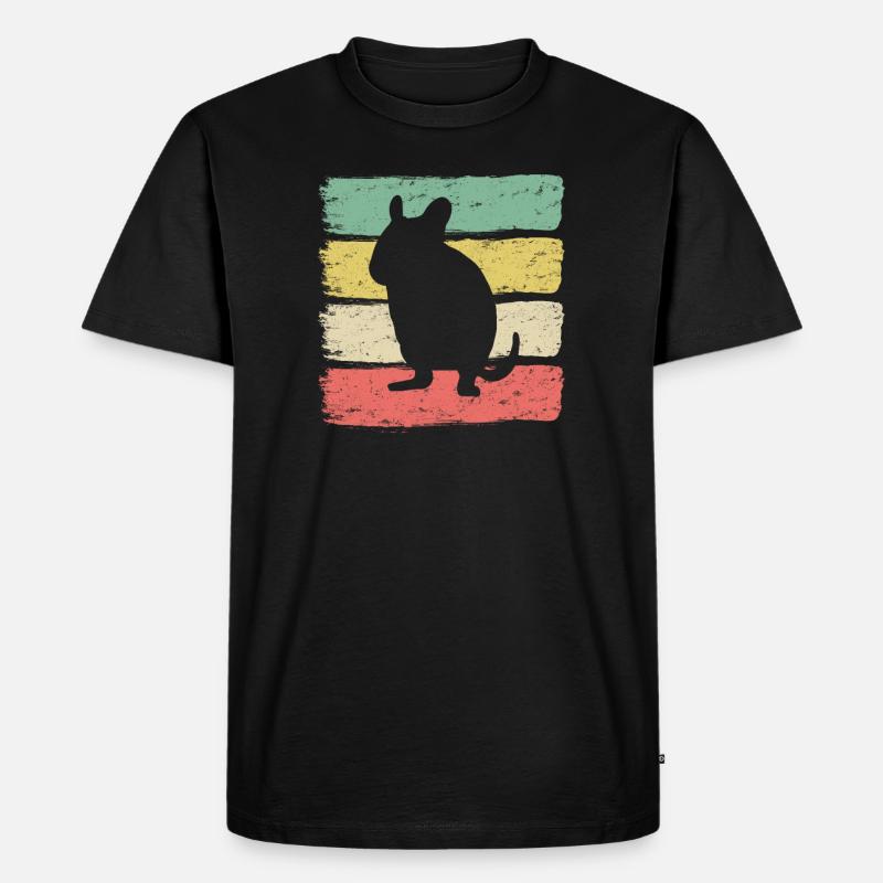 Degu - Männer Premium Bio T-Shirt - Schwarz