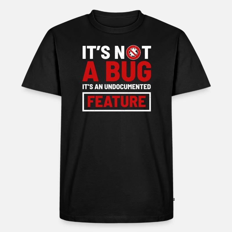 computer programming - Men's Premium Organic T-Shirt - black