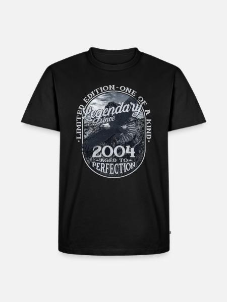 Legendary since 2004 - Men's Premium Organic T-Shirt - black