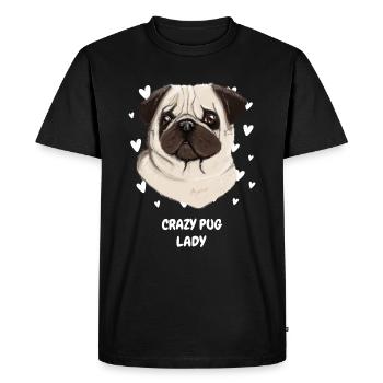 Amoureux des chiens animaux de compagnie propriétaires de chiens femmes bouffons - T-shirt Premium bio Homme - noir - Devant - Nico (187cm)