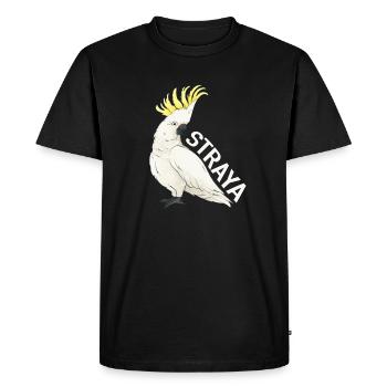 Straya - T-shirt Premium bio Homme - noir - Devant - Nico (187cm)
