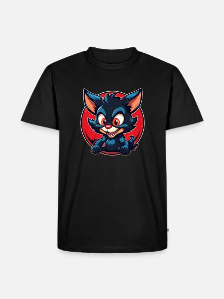 Super cute tasmanian Devil - Men's Premium Organic T-Shirt - black