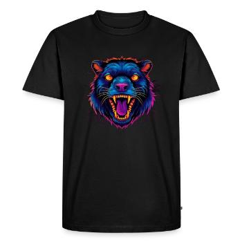 Animal hurlant - T-shirt Premium bio Homme - noir - Devant - Nico (187cm)