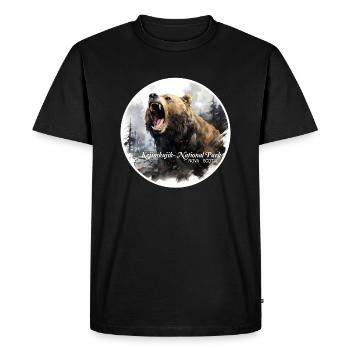 Parc national Kejimkujik - T-shirt Premium bio Homme - noir - Devant - Nico (187cm)
