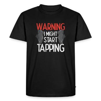 Tap Dancing - Men's Premium Organic T-Shirt - black - Front - Nico (187cm)