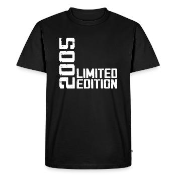 Legendary since 2005 Birthday Gift 2005 - Men's Premium Organic T-Shirt - black - Front - Nico (187cm)