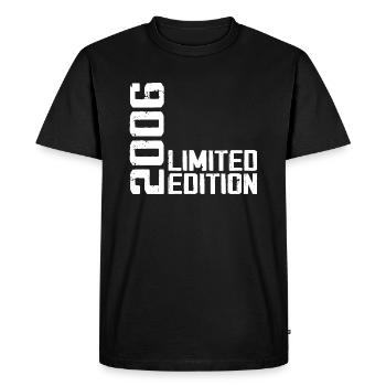 Legendary Since 2006 Birthday Gift 2006 - Men's Premium Organic T-Shirt - black - Front - Nico (187cm)