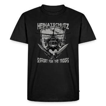 Heimatschutz Heimatschutzkompanie HSchKp - Männer Premium Bio T-Shirt - Schwarz - Vorne - Nico (187cm)