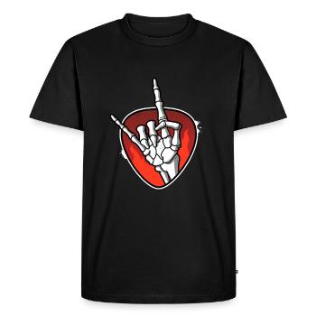 Métal lourd - T-shirt Premium bio Homme - noir - Devant - Nico (187cm)