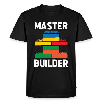 Brick Builder Toys Blocks Clamping Blocks Bricks - Men's Premium Organic T-Shirt - black - Front - Nico (187cm)