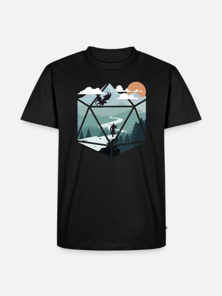 RPG rpg bordrollespil rollespil gamer rollespil - Herre Premium økologisk T-shirt - sort