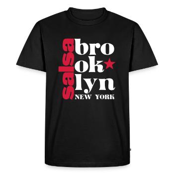 Salsa brooklyn NY - Salsa Dance Shirt - Men's Premium Organic T-Shirt - black - Front - Nico (187cm)