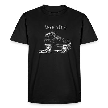 King of Wheels - T-shirt Premium bio Homme - noir - Devant - Nico (187cm)