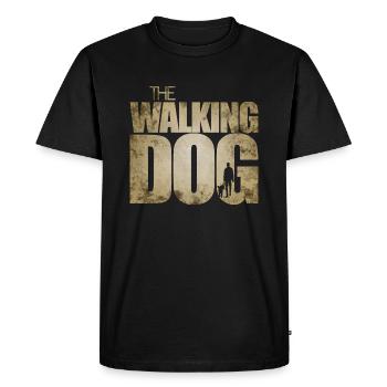 The Walking Dog - Men's Premium Organic T-Shirt - black - Front - Nico (187cm)