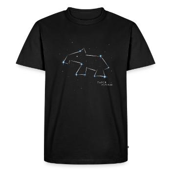 nouveau signe du zodiaque Tapir Zodiak cadeau drôle - T-shirt Premium bio Homme - noir - Devant - Nico (187cm)