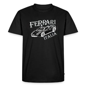 Italia - T-shirt Premium bio Homme - noir - Devant - Nico (187cm)