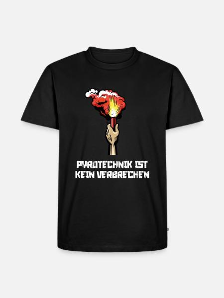 Fußball Fans Geschenk - Männer Premium Bio T-Shirt - Schwarz
