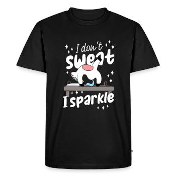 Mignon Unicron Contrology Pilates Workout - T-shirt Premium bio Homme - noir - Devant - Nico (187cm)
