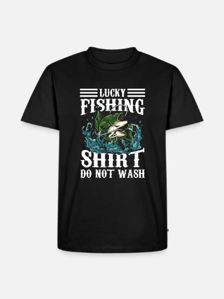 Pêche joyeuse - T-shirt Premium bio Homme - noir