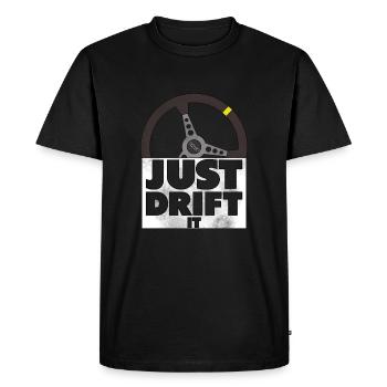 Just Drift it volant drifting voiture cadeau - T-shirt Premium bio Homme - noir - Devant - Nico (187cm)