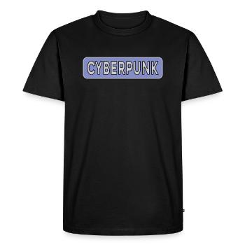 Cyber Anime Otaku Skateboard Car Slap - Men's Premium Organic T-Shirt - black - Front - Nico (187cm)