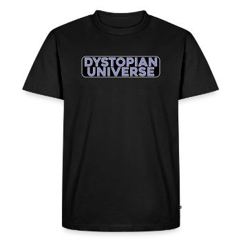 Dystopian Universe Skateboard Car Dark Edition - Men's Premium Organic T-Shirt - black - Front - Nico (187cm)