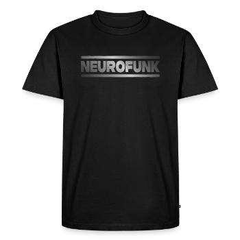 Neurofunk DNB Drum n Bass Junglist - T-shirt Premium bio Homme - noir - Devant - Nico (187cm)