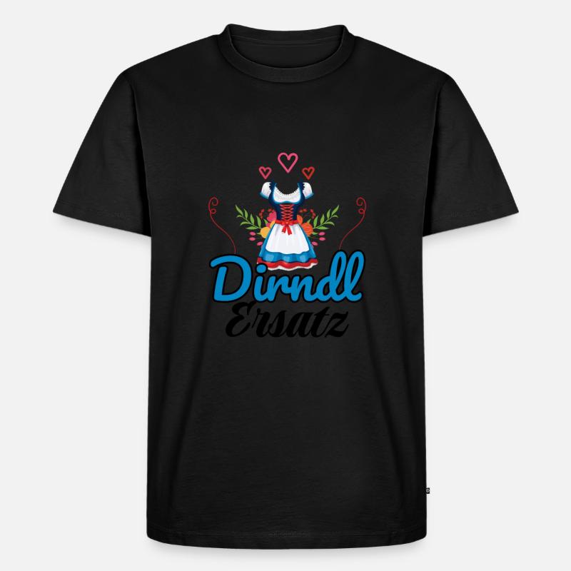 Dirndl Ersatz - Männer Premium Bio T-Shirt - undefined